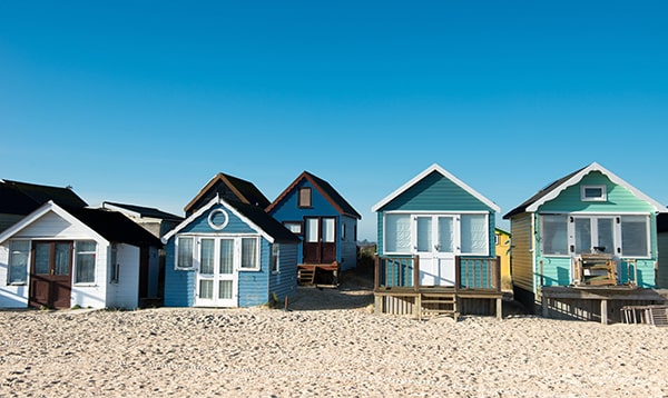 Hengistbury Head beach huts